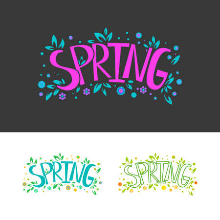 Collection of Spring Icon.のイラスト素材
