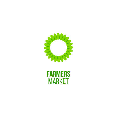 Farmers market Icon. Vector Icon for farm products at farmers market. Ecology, healthy products from farm. Fresh farm market Icon. Farmers market sign.  Food market Icon.のイラスト素材