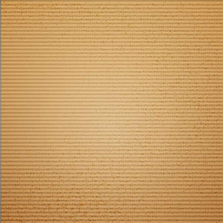 Cardboard texture vector illustration for package design. Cruft background.のイラスト素材