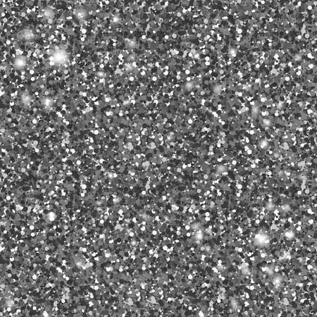 Seamless silver glitter texture.のイラスト素材
