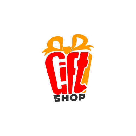 Vector gift shop logoのイラスト素材