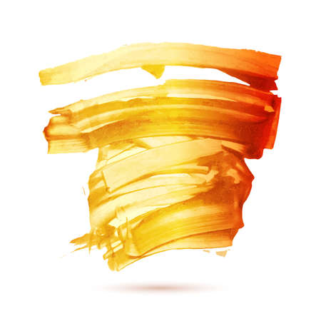 Vector golden splashのイラスト素材
