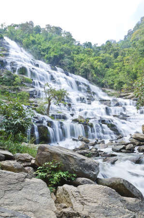 Maeya Waterfall at CHIANGMAI THAILANDの写真素材