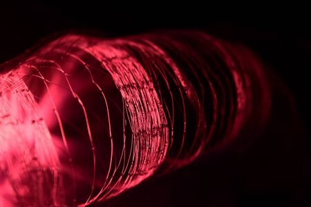 Reddish Fishnet Background Photograph