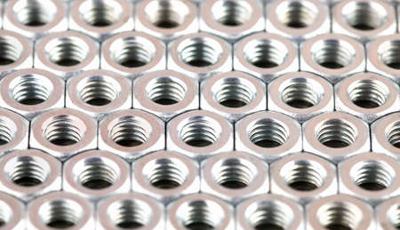 Nuts of bolts as a background or the picture for your siteの写真素材