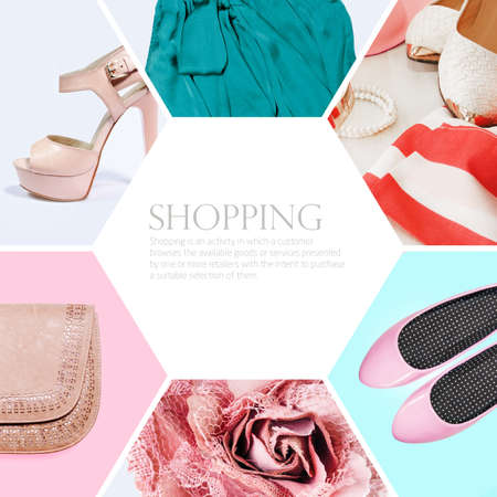 collection collage of women's clothing collection collage of women's clothing