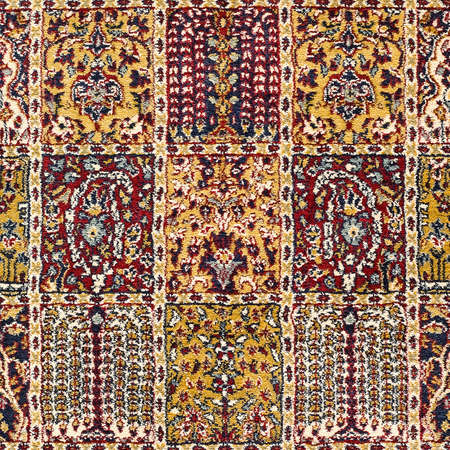 Beautiful ancient colorful carpetの写真素材