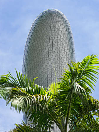 SINGAPORE - JULY 27 : Marina Bay sand which is one of Singapore cityscape Modern building around Marina Bay on July 27, 2014 in Singapore.のeditorial素材