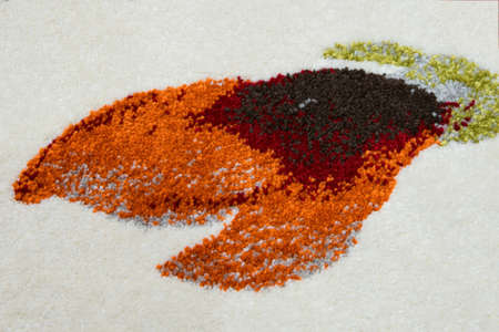 Colorful of carpet texture
