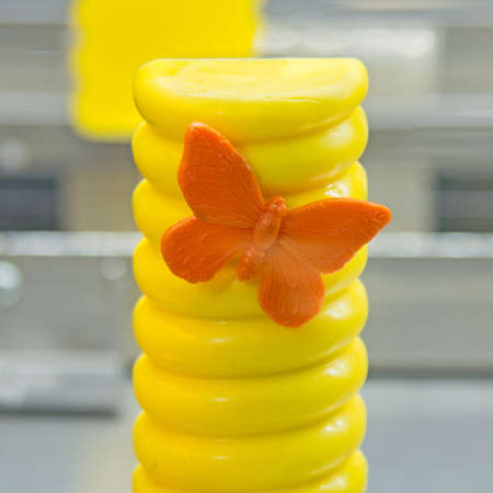 Iie cream, mango & passionfruitの写真素材