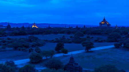 Ancient Temples in Bagan Myanmar, Bagan is old Kingdom in Past of Myanmar.の写真素材