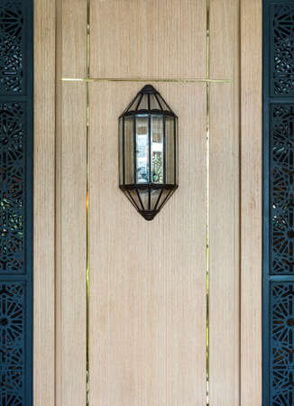 Beautiful wall lights in the house.