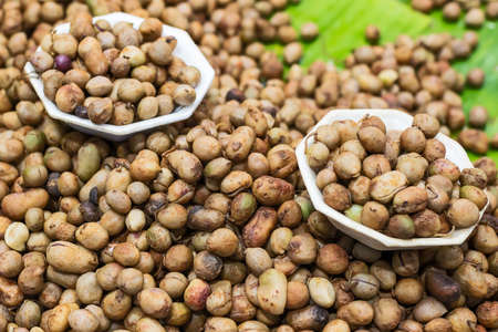 Bambarra Groundnut, originated in West Africa, its pods ripens underground like peanut.