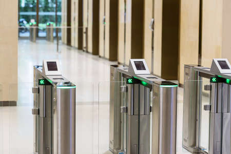 Electronic Entrance gate card Access Building Security system.