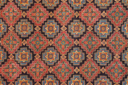 Printed fabric pattern in the Ayutthaya period in Thailand.の写真素材