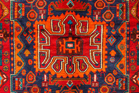 Beautiful Azerbaijan Caucasian rugs detailsの写真素材