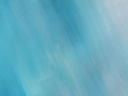 Top view, Abstract background of cyan blue water colour paint on paper texture for design blank for text, Web background idea or brochure, illustration, copy spaceの写真素材