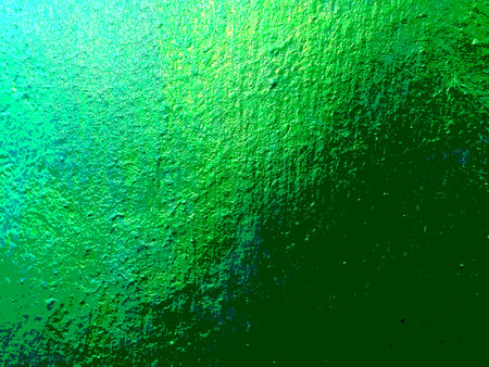 Top view, Abstract blurred colorful painted texture background for graphic design,wallpaper, illustration,gradiant pure cyan green floorの写真素材