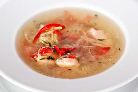 Chicken soupの写真素材