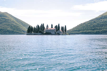 Beauty Kotorska Bay in the Montenegroの写真素材
