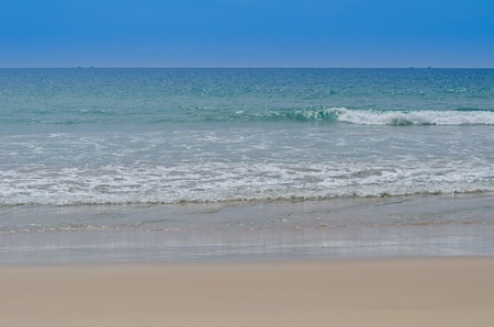 Beach sand and sea in Phang Nga, Thailand 