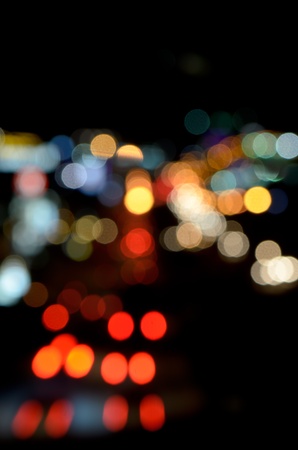 bokeh cityの写真素材