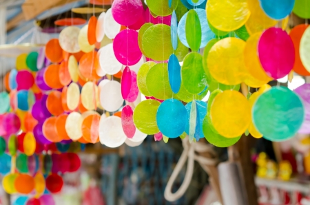 handmade product from shellfishの写真素材