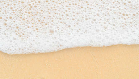 sand beach and waveの写真素材