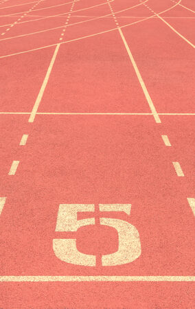 running track number vintage background