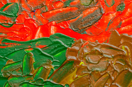 The colorful of acrylic color is desing for ideas   and others.の写真素材