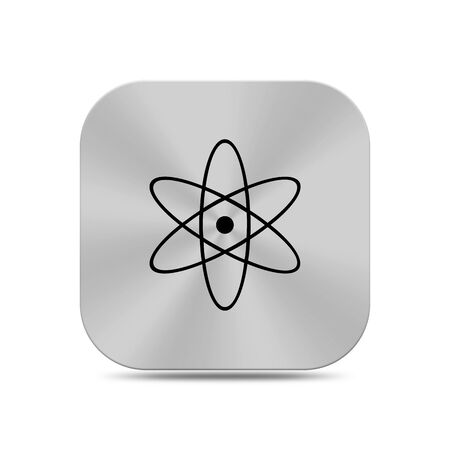 The silver button is design for web and others.の写真素材