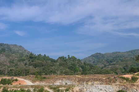 The forest mountian is in Phuket province, Thailand