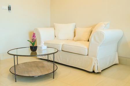 Sofa bed in living room