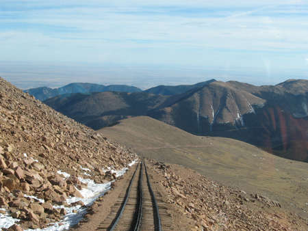 Pikes Peak Cog Railの写真素材