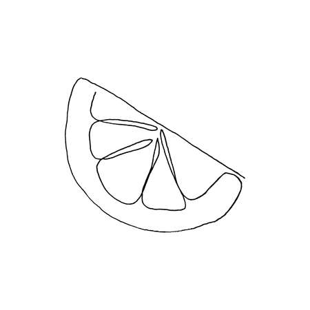 Simple continous line art. Minimalist vector illustration. Great for invitation, greeting card, packages, wrapping, premade logo, business card, stationery, etc.のイラスト素材