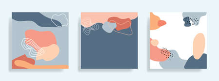 Modern abstract banner template. Great for social media posts, mobile apps, banners design, business cards, invitations, gift cards, flyers and brochures. Simple vector design.のイラスト素材