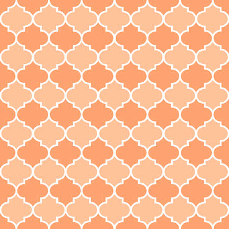 Simple moroccan trellis repeat pattern. Organic shape element for textile, wallpaper, fabric, packages, wrapping, decoration, etc.のイラスト素材