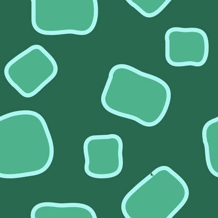 Simple shape repeat pattern. Organic shape element for textile, wallpaper, fabric, packages, wrapping, decoration, etc.のイラスト素材