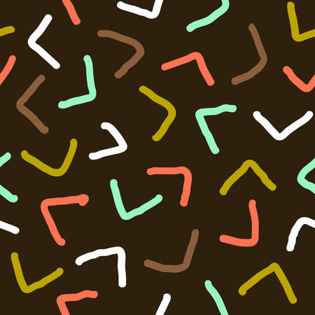 Simple sprinkle repeat pattern. Organic shape element for textile, wallpaper, fabric, packages, wrapping, decoration, etc.のイラスト素材