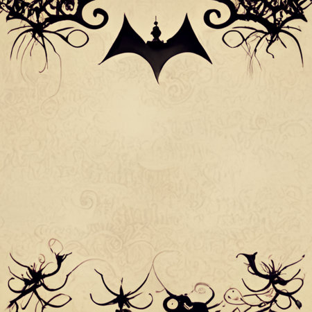 Illustration of a Halloween background. High quality illustrationの写真素材