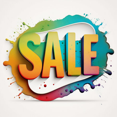 A sign with the inscription Sale. High quality illustrationの写真素材
