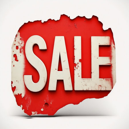 A sign with the inscription Sale. high quality illustrationの素材