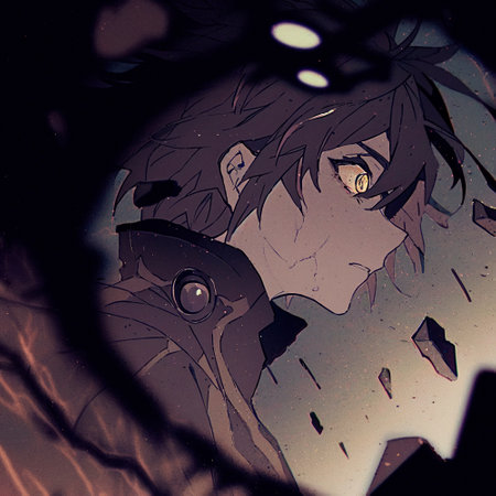 An anime style character. high quality illustrationの素材