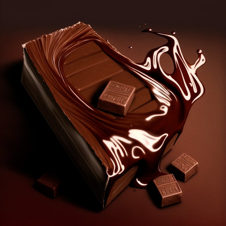 illustration of beautiful chocolate platter. high quality illustrationの素材