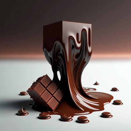 illustration of beautiful chocolate platter. high quality illustrationの素材