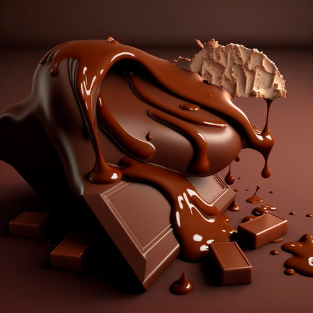 illustration of beautiful chocolate platter. high quality illustrationの素材