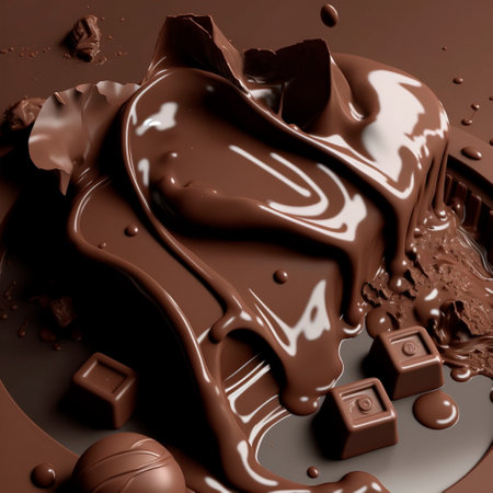 illustration of beautiful chocolate platter. high quality illustrationの素材