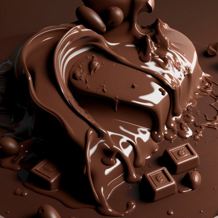 illustration of beautiful chocolate platter. high quality illustrationの素材