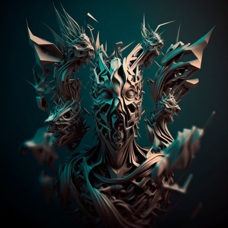 Arab in an orange cloak and hood in the desert. high quality illustrationの素材