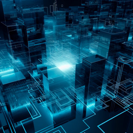 Image of artificial intelligence of the future. High quality illustrationの素材